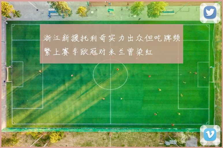 浙江新援托利奇实力出众但吃牌频繁上赛季欧冠对米兰曾染红